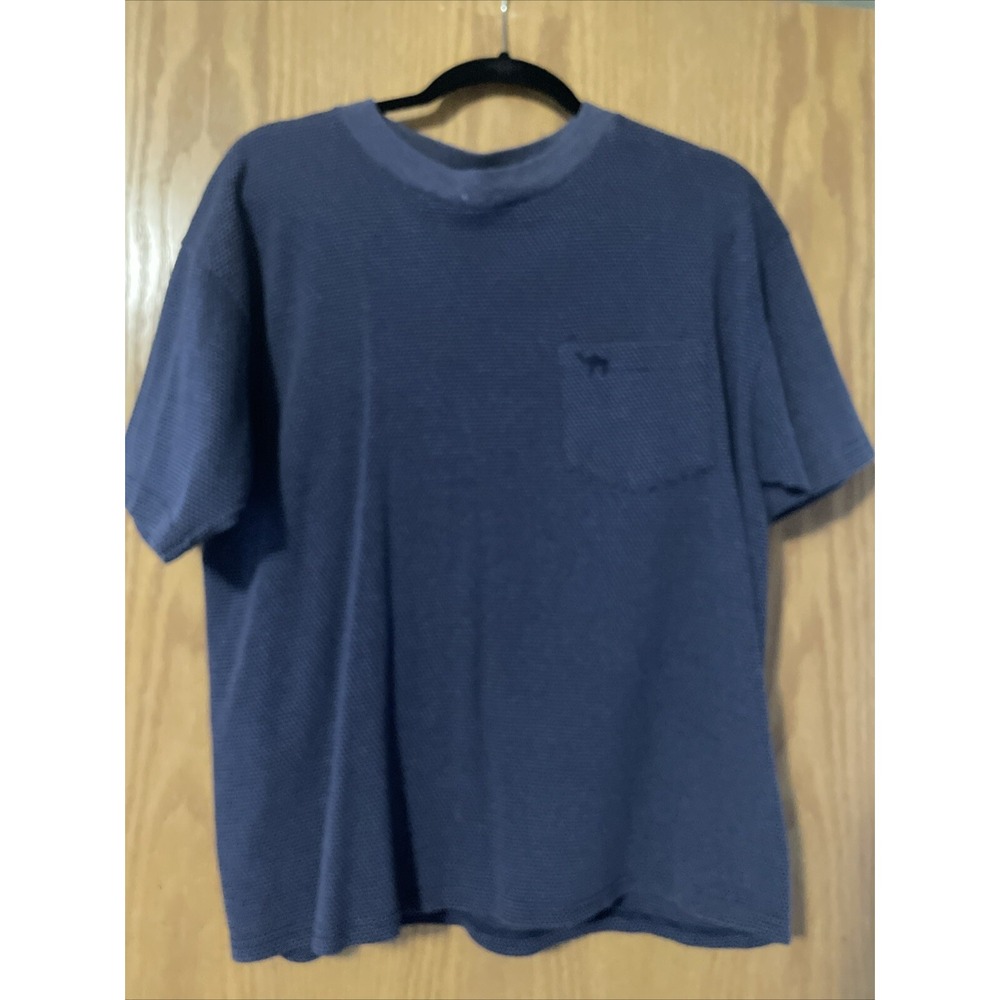 Camel 1996 t-shirt Blue with Emboridered Pocket Large